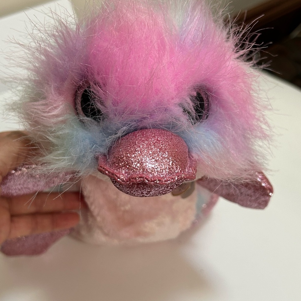 TY Beanie Boos - PETUNIA the Rainbow Platypus (Glitter Eyes)